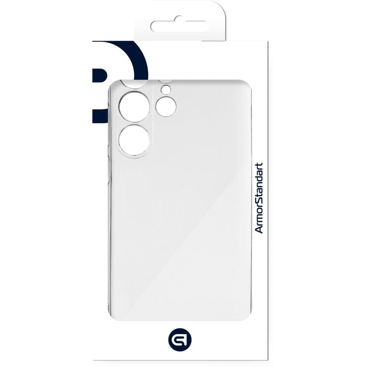 Силиконовый (TPU) чехол ArmorStandart Air Force для Samsung Galaxy S23 Ultra (S918) - Transparent: фото 2 из 3