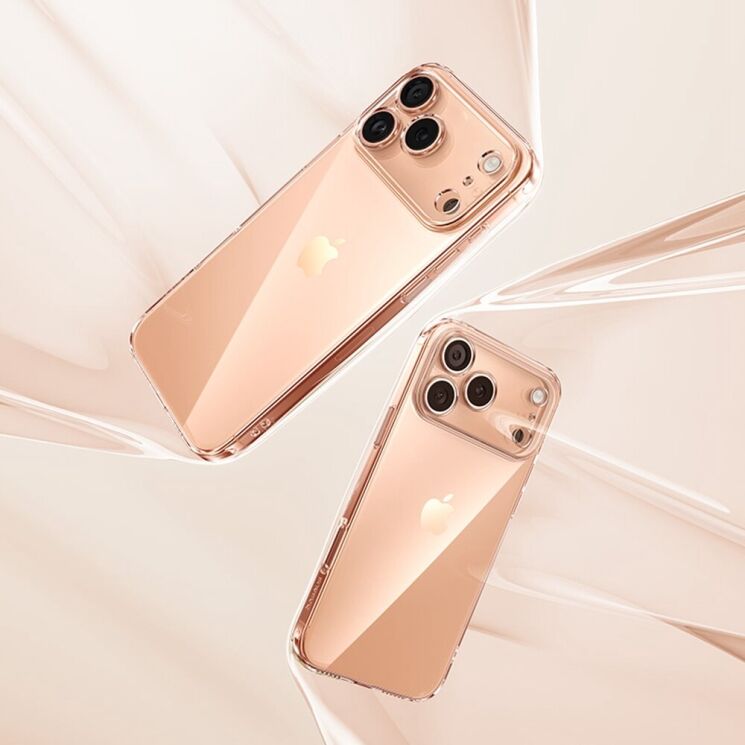 Силіконовий (TPU) чохол BASEUS Simple Series для Apple iPhone 17 Pro - Transparent: фото 11 з 14