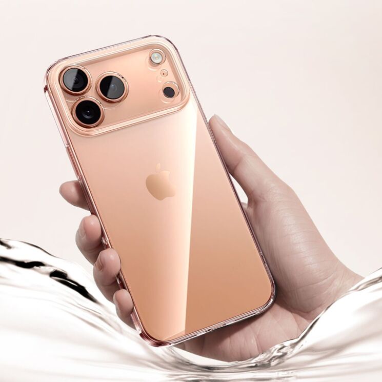 Силіконовий (TPU) чохол BASEUS Simple Series для Apple iPhone 17 Pro - Transparent: фото 10 з 14