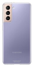 Силіконовий (TPU) чохол Clear Cover для Samsung Galaxy S21 (G991) EF-QG991TTEGRU - Transparency: фото 1 з 2