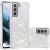 Силиконовый (TPU) чехол Deexe Liquid Glitter для Samsung Galaxy S21 FE (G990) - Shiny Hearts: фото 1 из 7