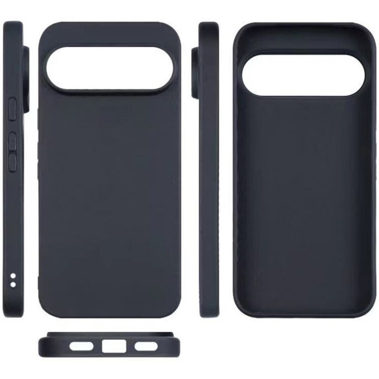 Силиконовый (TPU) чехол Deexe Matte Case для Google Pixel 11 / 11 Pro - Black: фото 2 из 7