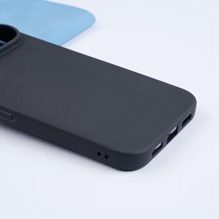 Силиконовый (TPU) чехол Deexe Matte Case для Google Pixel 11 / 11 Pro - Black: фото 4 из 7