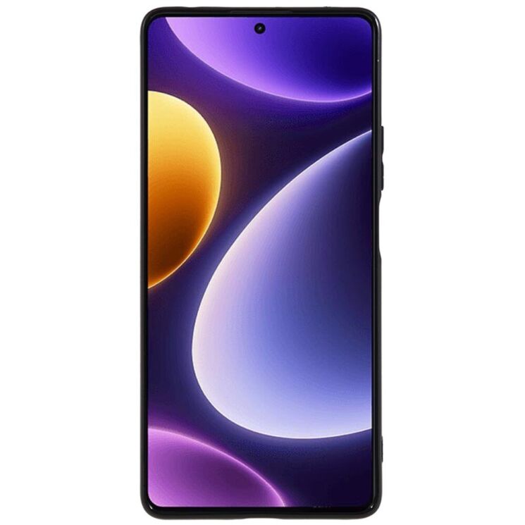 Силиконовый (TPU) чехол Deexe Matte Case для Xiaomi Poco F5 / Redmi Note 12 Turbo - Black: фото 2 из 7