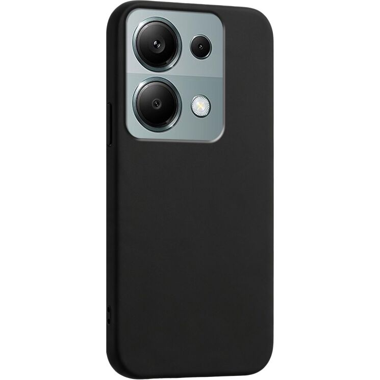 Силіконовий (TPU) чохол Deexe Matte Case для Xiaomi Redmi 17 - Black: фото 3 з 8