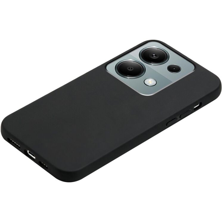 Силіконовий (TPU) чохол Deexe Matte Case для Xiaomi Redmi 17 - Black: фото 4 з 8