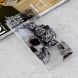 Силиконовый (TPU) чехол Deexe Pretty Glossy для Samsung Galaxy J4+ (J415) - Skull and Flowers (201547J). Фото 4 из 5