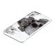 Силиконовый (TPU) чехол Deexe Pretty Glossy для Samsung Galaxy J4+ (J415) - Skull and Flowers (201547J). Фото 3 из 5