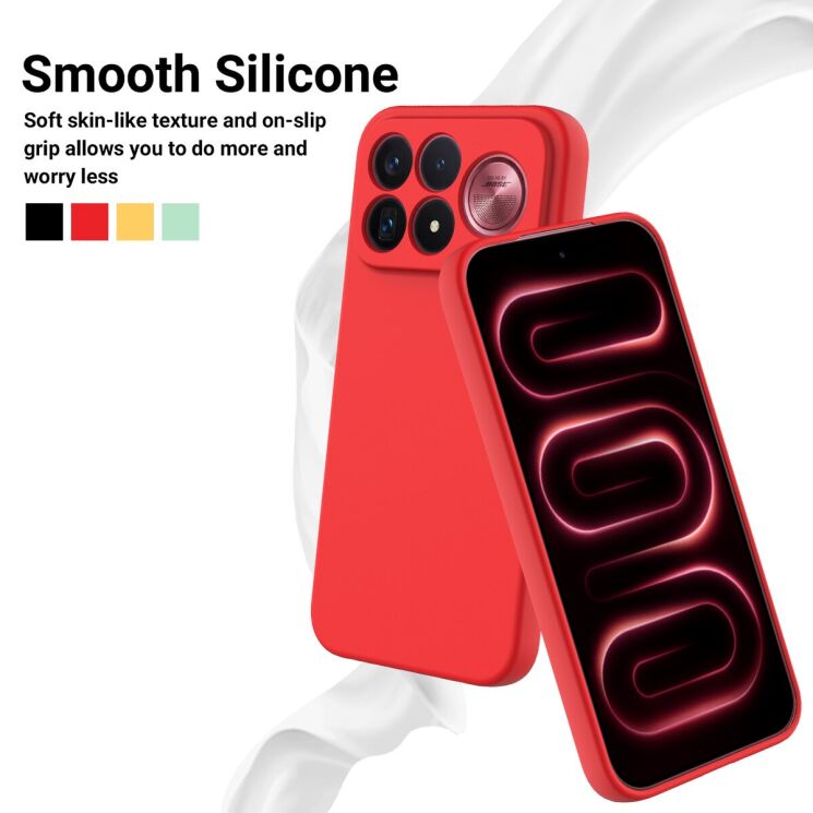Силіконовий (TPU) чохол Deexe Silicone Case для Xiaomi Poco F9 Ultra - Black: фото 4 з 9