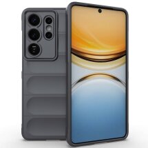 Силиконовый (TPU) чехол Deexe Terra Case для Samsung Galaxy S26 Ultra - Dark Grey: фото 1 из 5