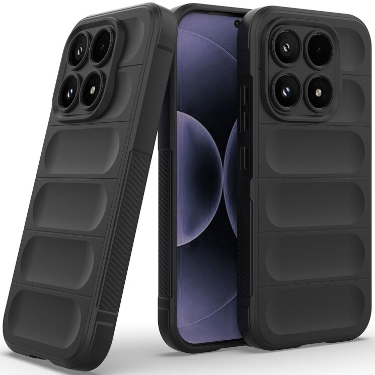 Силіконовий (TPU) чохол Deexe Terra Case для Xiaomi 17 - Black: фото 2 з 7
