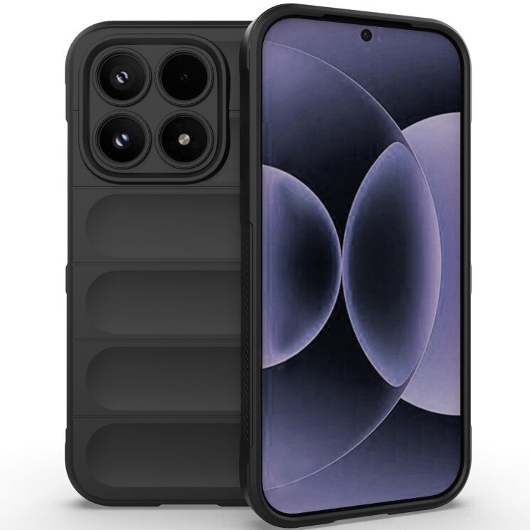 Силіконовий (TPU) чохол Deexe Terra Case для Xiaomi 17 - Black: фото 1 з 7