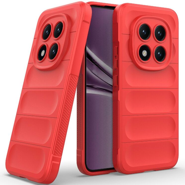 Силиконовый (TPU) чехол Deexe Terra Case для Xiaomi Redmi Note 15 Pro Plus / Poco M8 Pro 5G - Red: фото 2 из 6