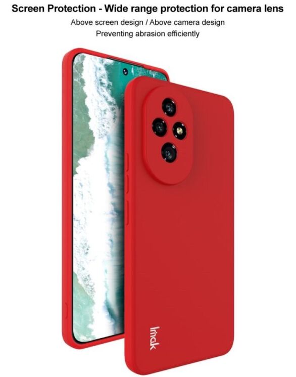 Силиконовый (TPU) чехол IMAK UC-4 Series для Honor 200 - Red: фото 7 из 11