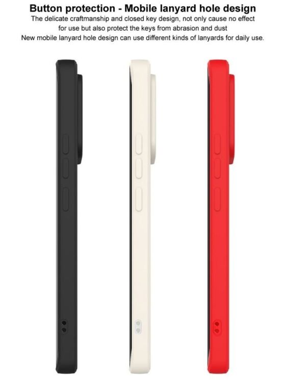 Силиконовый (TPU) чехол IMAK UC-4 Series для Realme GT Neo 6 SE / GT 6T / GT 6 - Red: фото 9 из 12