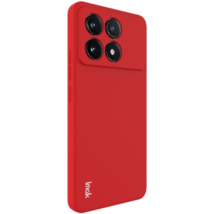 Силиконовый (TPU) чехол IMAK UC-4 Series для Xiaomi Poco F6 Pro - Red: фото 4 из 13