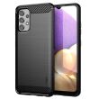 Силиконовый (TPU) чехол MOFI Carbon Fiber для Samsung Galaxy A32 (А325) - Black (273031B)