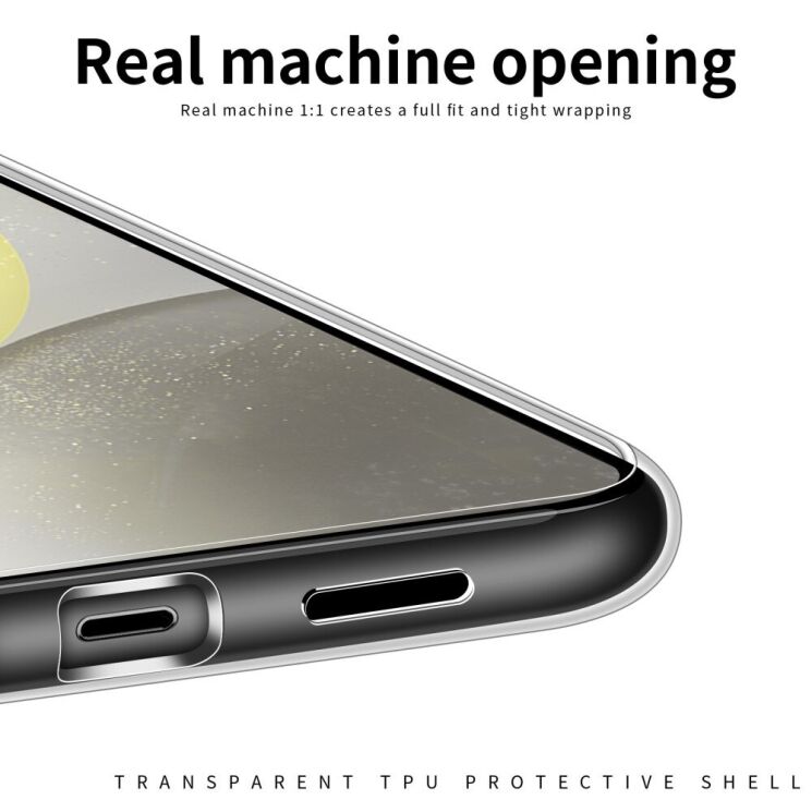 Силиконовый (TPU) чехол MOFI Thin Guard для Samsung Galaxy S25 (S931) - Transparent: фото 9 из 11