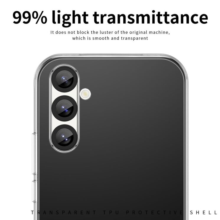 Силиконовый (TPU) чехол MOFI Thin Guard для Samsung Galaxy S25 (S931) - Transparent: фото 7 из 11