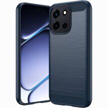 Силиконовый (TPU) чехол UniCase Carbon для OnePlus Nord 6 - Blue: фото 1 из 11