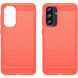 Силиконовый (TPU) чехол UniCase Carbon для Samsung Galaxy A37 (A376) - Red (406062R). Фото 2 из 8