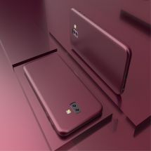 Силіконовий (TPU) чохол X-LEVEL Matte для Samsung Galaxy J6+ (J610) - Wine Red: фото 1 з 7