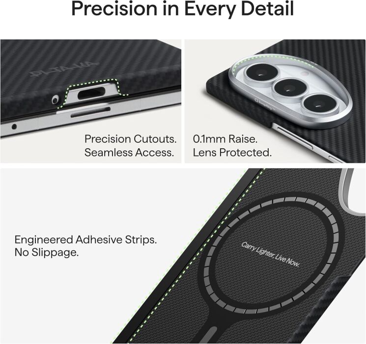 Ультратонкий чехол Pitaka Edge Ultra-Slim Case (FF) для Samsung Galaxy Fold 8 Ultra (FBFOLD8) - Black: фото 13 из 17