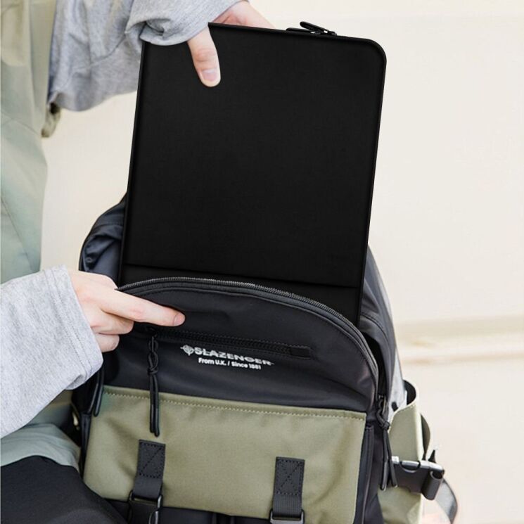 Универсальный чехол Tech-Protect NEOPREN для ноутбука диагональю 15-16 дюймов - Black: фото 7 из 8