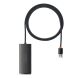 USB HUB Baseus Lite Series 4 in 1 USB HUB Adapter (1m) WKQX030101 - Black (896119B). Фото 2 з 27