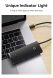 USB HUB Baseus Lite Series 4 in 1 USB HUB Adapter (1m) WKQX030101 - Black (896119B). Фото 24 из 27