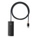 USB HUB Baseus Lite Series 4 in 1 USB HUB Adapter (1m) WKQX030101 - Black (896119B). Фото 1 из 27