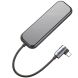 USB HUB BASEUS Multi-functional 5 in 1 (CAHUB-BZ0G) - Dark Grey (895819DH). Фото 3 з 25