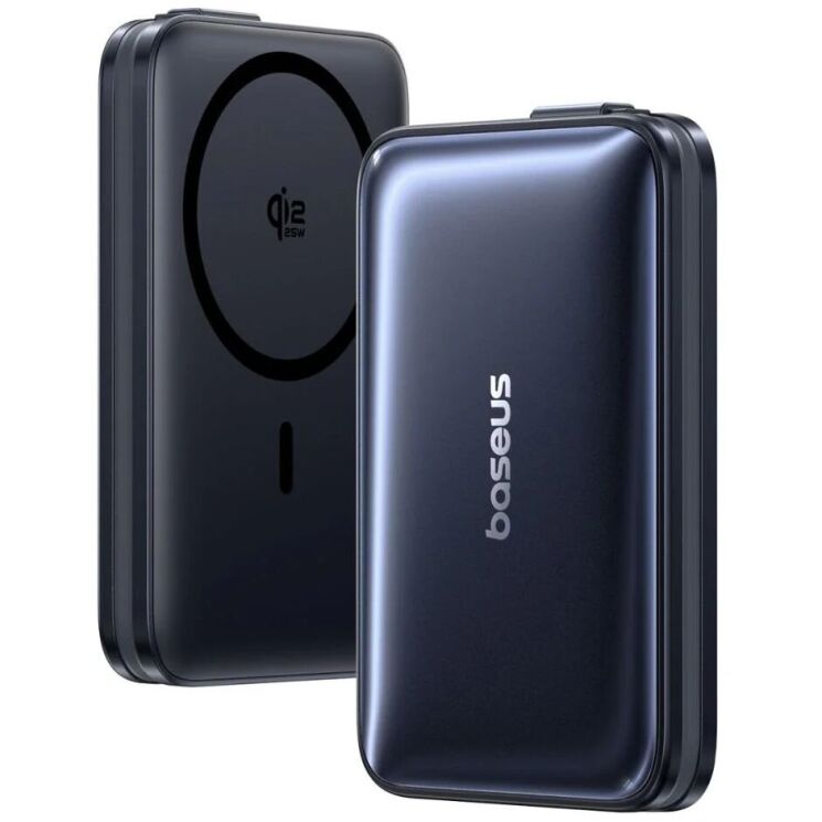 Внешний аккумулятор Baseus PicoGo AM61 Qi2.2 Magnetic 45W (10000mAh) E0028V00 - Black: фото 5 из 14