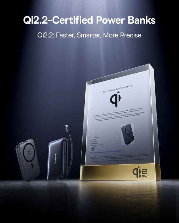 Внешний аккумулятор Baseus PicoGo AM61 Qi2.2 Magnetic 45W (10000mAh) E0028V00 - Black: фото 14 из 14