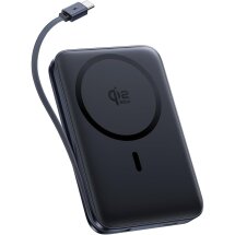 Внешний аккумулятор Baseus PicoGo AM61 Qi2.2 Magnetic 45W (10000mAh) E0028V00 - Black: фото 1 из 14