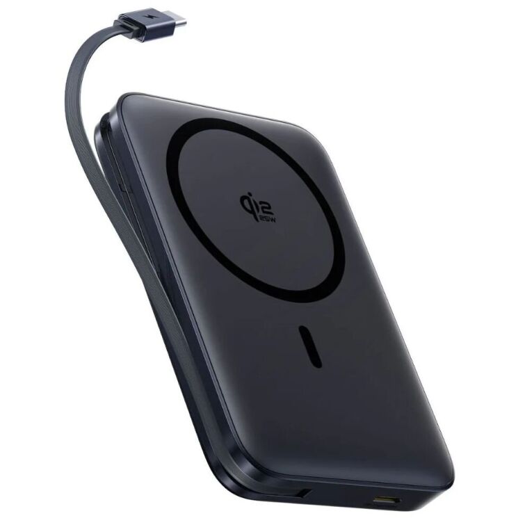 Внешний аккумулятор Baseus PicoGo AM61 Qi2.2 Magnetic 45W (10000mAh) E0028V00 - Black: фото 3 из 14