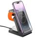 Внешний аккумулятор Hoco J149 DeskTop Charging Set 3 in 1 (15W) 5000mAh - Black (995489B). Фото 3 из 8