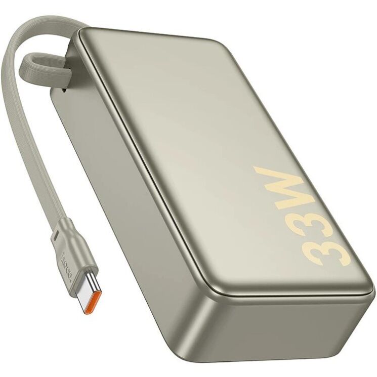 Внешний аккумулятор Hoco Q27A Jewel 22.5W+PD33W (10000mAh) - Titanium Gold: фото 2 из 5
