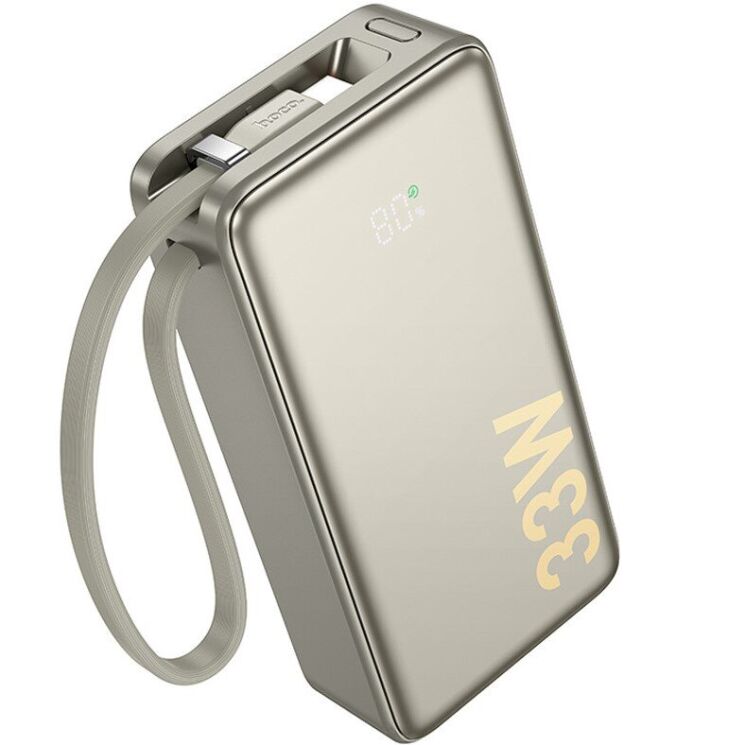 Внешний аккумулятор Hoco Q27A Jewel 22.5W+PD33W (10000mAh) - Titanium Gold: фото 1 из 5