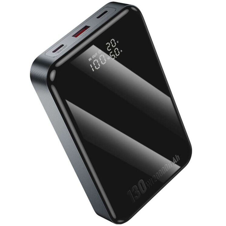 Внешний аккумулятор Hoco Q30A Fast charge 130W (20000mAh) - Metal gray: фото 4 из 9