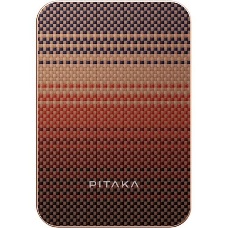 Зовнішній акумулятор Pitaka Aramid Qi2 15W (5000mAh) PBQ2402 - Sunset (995568O) Зовнішній акумулятор Pitaka Aramid Qi2 15W (5000mAh) PBQ2402 - Sunset: фото 2 з 11