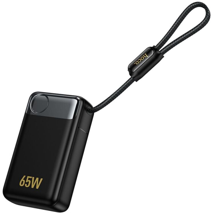 Внешний акумулятор Hoco Q53 Skillful PD65W (12000mAh) - Black: фото 4 из 8