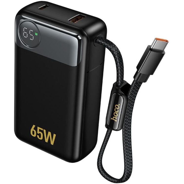 Внешний акумулятор Hoco Q53 Skillful PD65W (12000mAh) - Black: фото 1 из 8