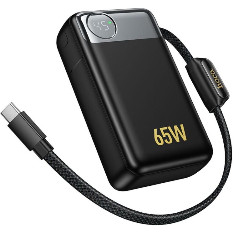 Внешний акумулятор Hoco Q53 Skillful PD65W (12000mAh) - Black: фото 3 из 8