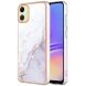 Захисний чохол Deexe Marble Case для Samsung Galaxy A06 (A065) - White (365155W). Фото 1 из 6