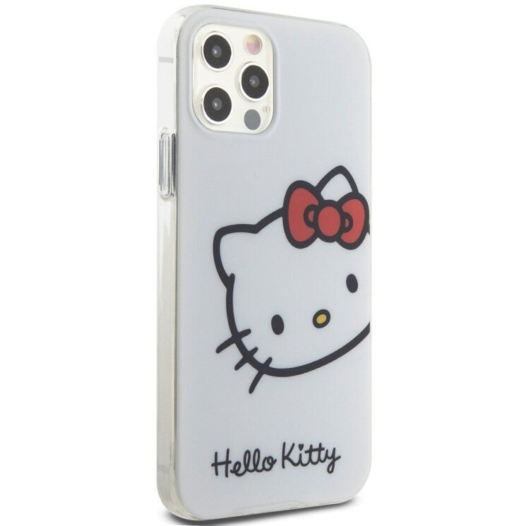 Защитный чехол Hello Kitty IML Head Logo для Apple iPhone 12 / iPhone 12 Pro - White: фото 3 из 8