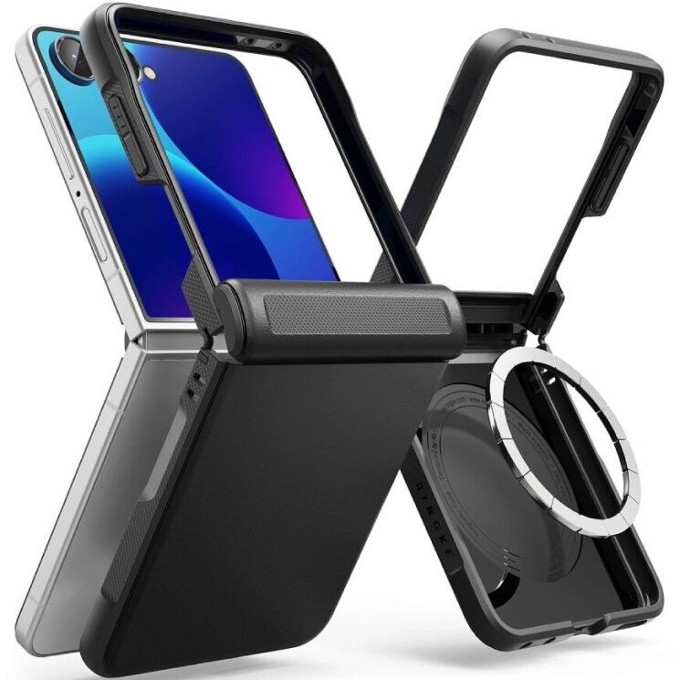 Защитный чехол Ringke Onyx Flap Magnetic для Samsung Galaxy Flip 8 (8800380460591) - Black: фото 1 из 23