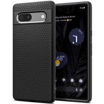 Защитный чехол Spigen (SGP) Liquid Air для Google Pixel 7a - Matte Black: фото 1 из 17