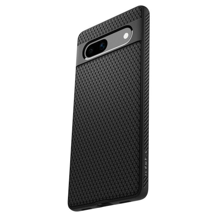 Защитный чехол Spigen (SGP) Liquid Air для Google Pixel 7a - Matte Black: фото 3 из 17