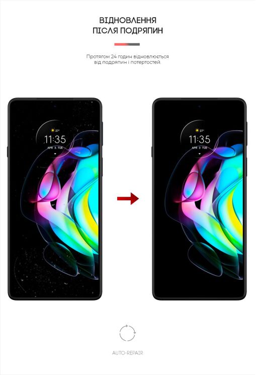 Захисна плівка на екран ArmorStandart Clear для Motorola Edge 20 Lite: фото 3 з 4